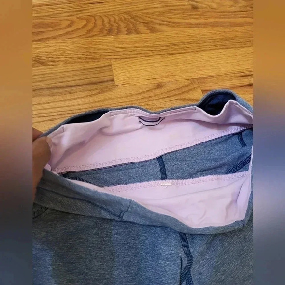 Lululemon Training Tough Crop Poseidon Blue Luxtreme Mesh Details Tights(6) - Picture 6 of 8